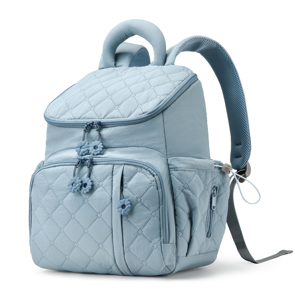 Sac à dos à langer, tapis et sangles fournis, gris