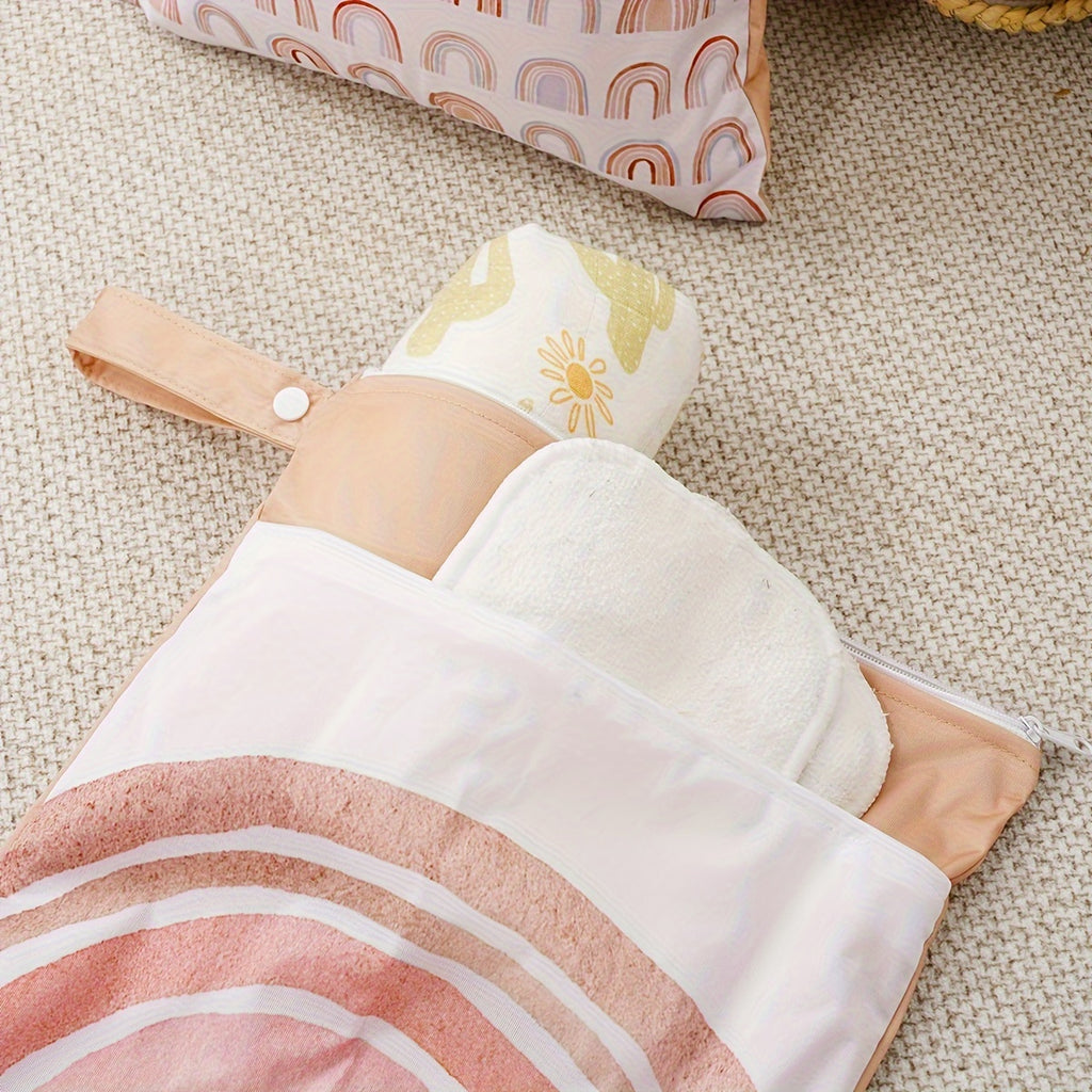 Lot de 2 pochettes à langer imprimées, 4 motifs