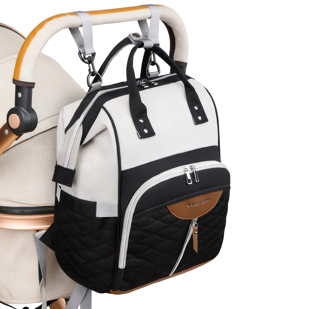 Sac à dos à langer, tapis inclus et sangles poussette, 4 coloris