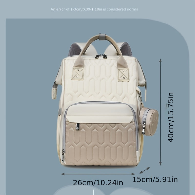 Sac à langer bandoulière rayé, 6 coloris
