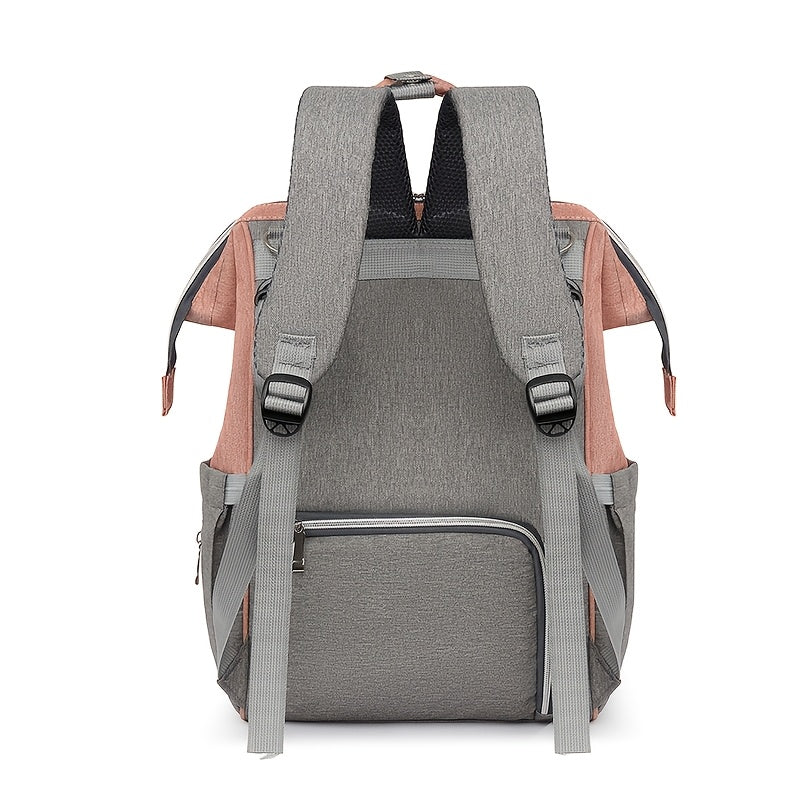 Sac à dos à langer bicolore, 2 associations
