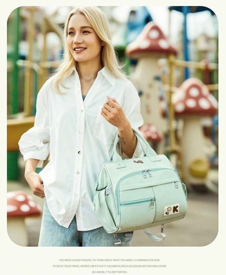 Sac à langer cabas grande ouverture, 4 coloris