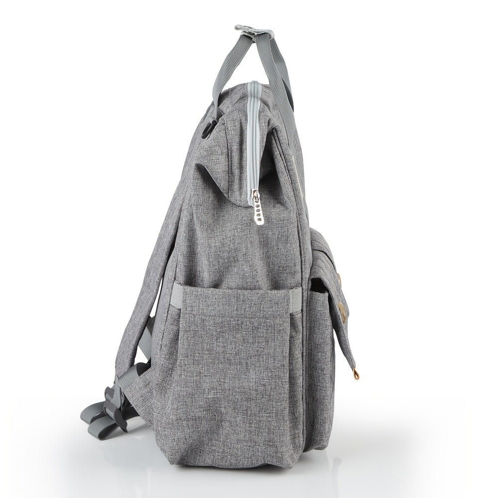 Sac à dos à langer haute contenance, 2 coloris