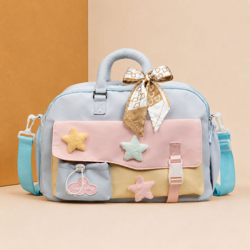 Sac à langer cabas de voyage, pochettes assorties, 3 coloris