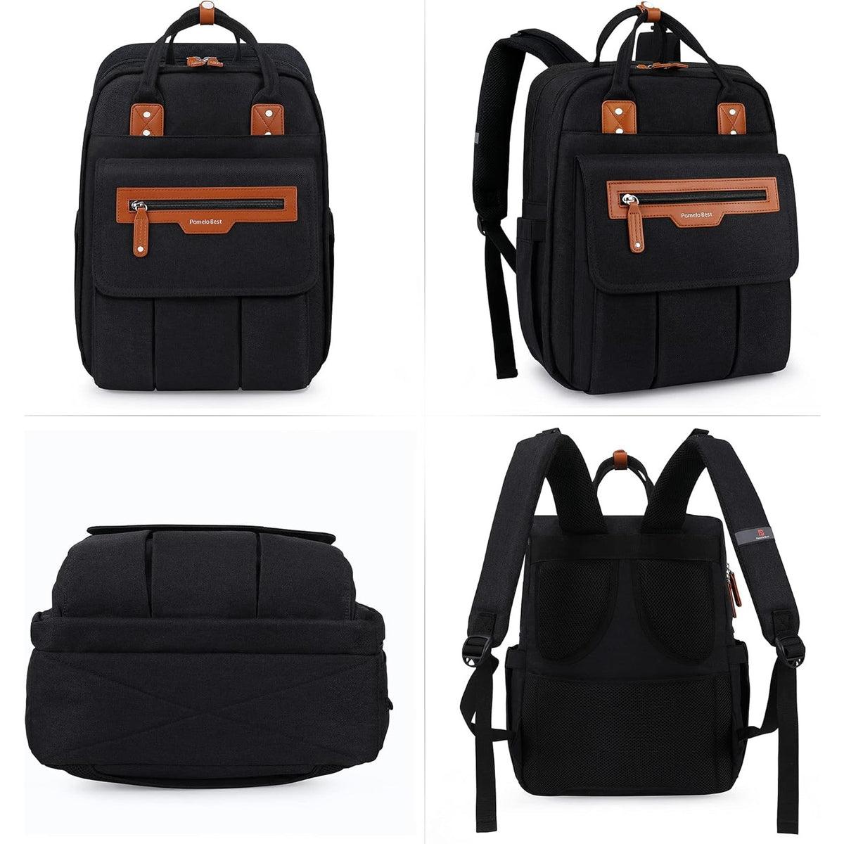 Sac à dos à langer, tapis inclus et sangles poussette, 2 coloris
