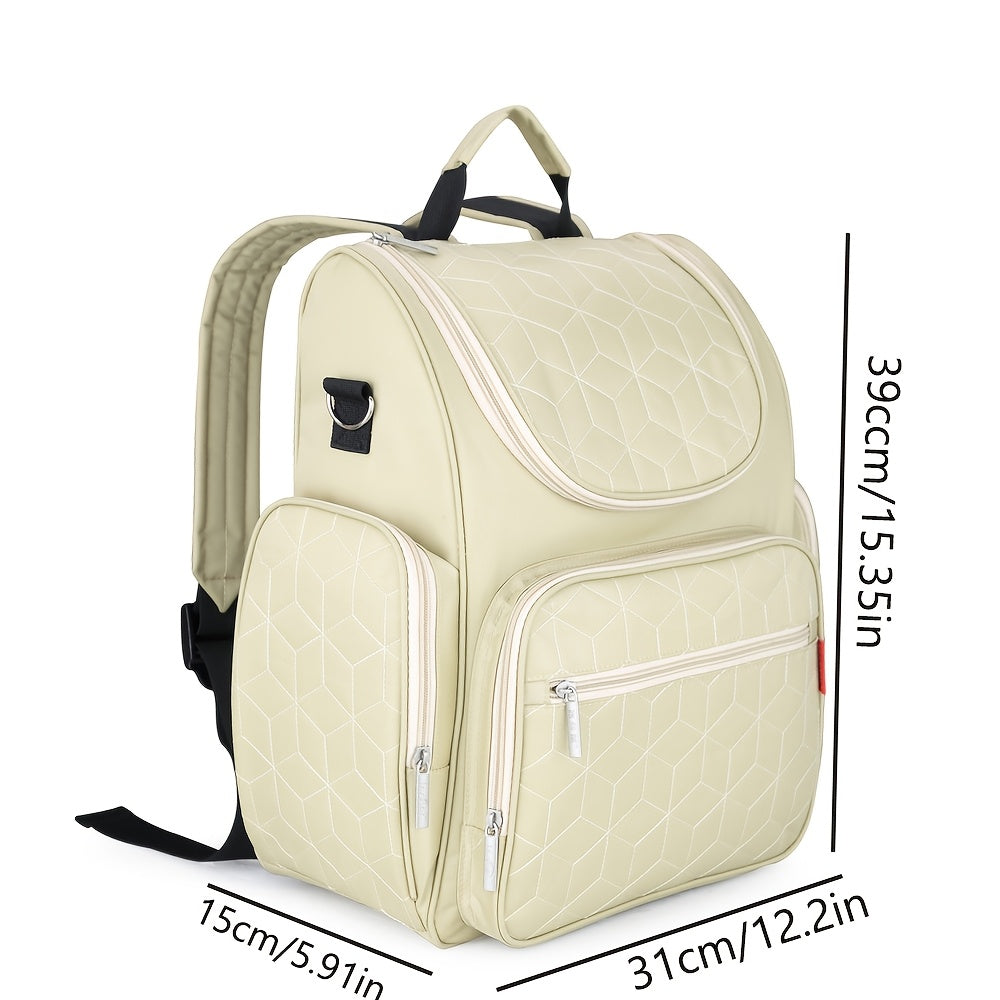 Sac à langer bandoulière élégant, 2 coloris