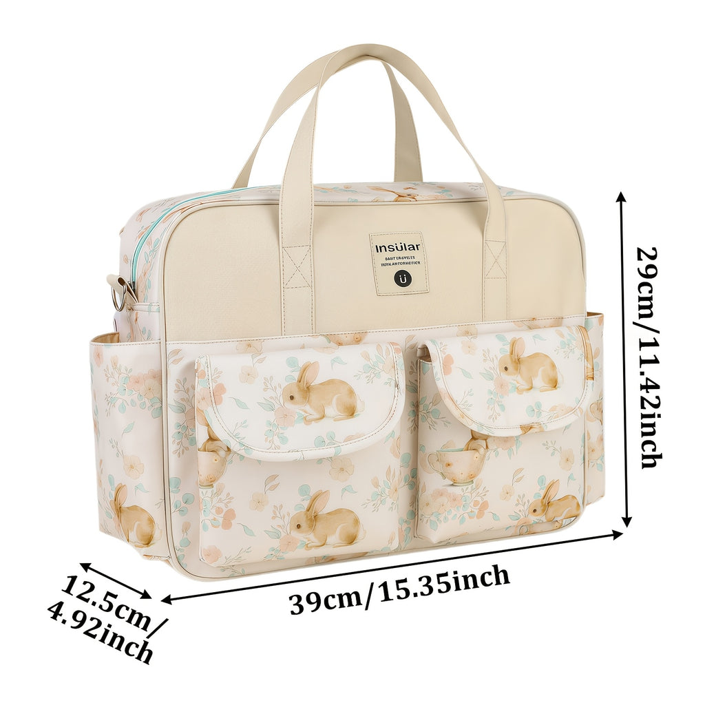 Sac à langer cabas, tapis à langer inclus, 3 motifs