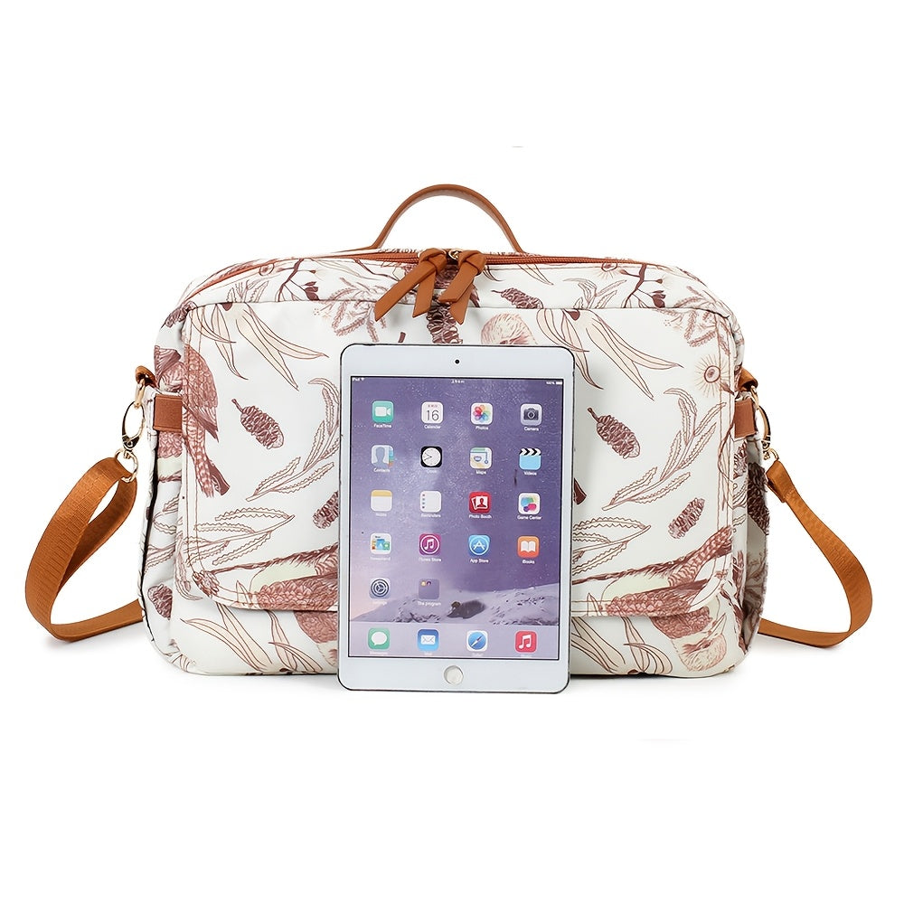 Sac à langer bandoulière imprimé léopard, 2 motifs