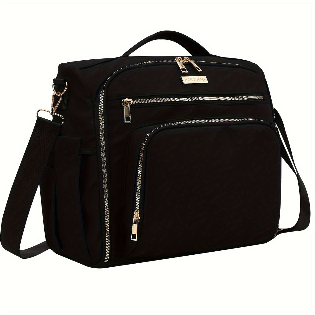 Sac à langer bandoulière format cartable, 2 coloris