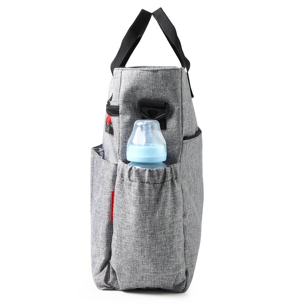 Sac à langer cabas grande capacité, compartiments
