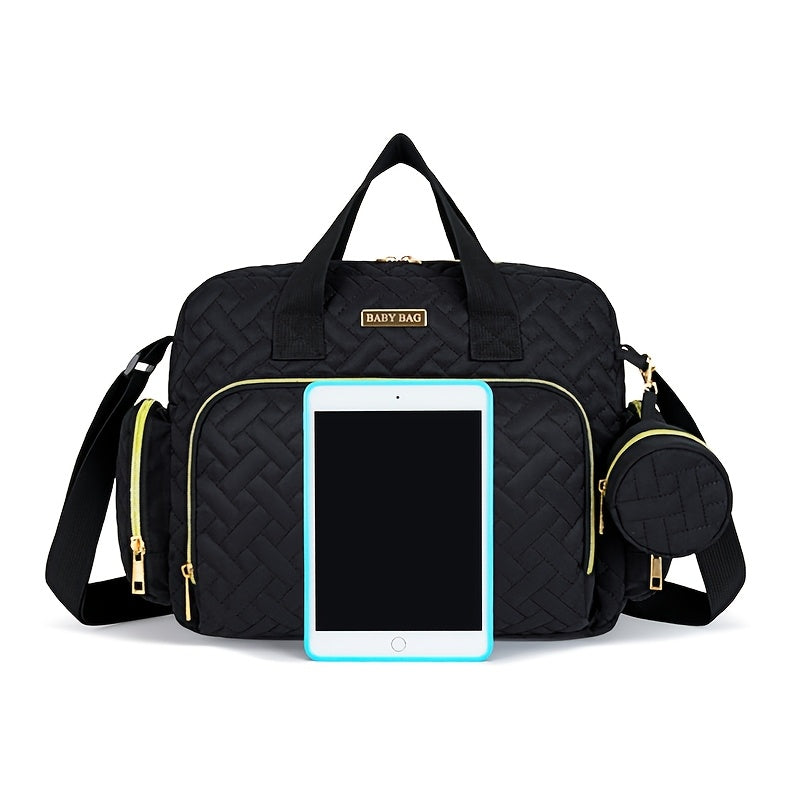 Ensemble sac à langer 3 pièces, pochette et trousse, 2 coloris