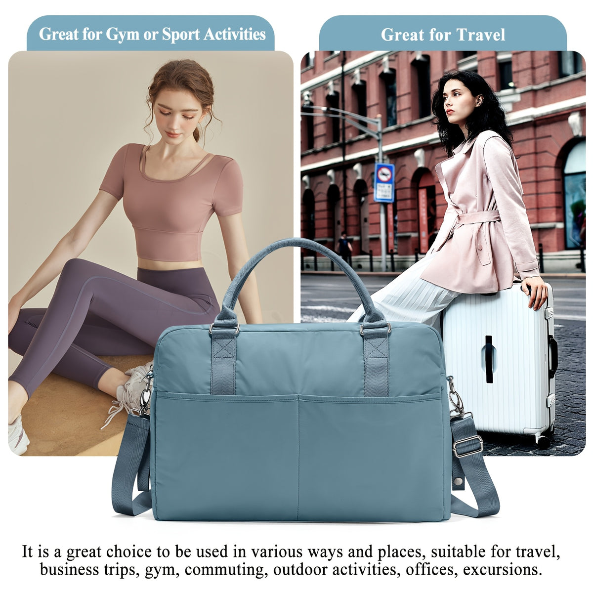 Sac à langer cabas oversize, 3 coloris