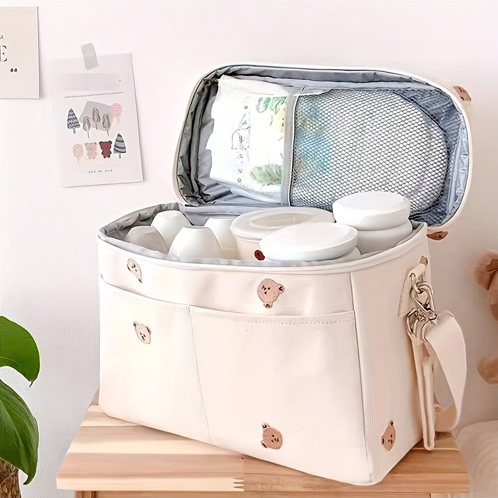 Sac isotherme beige multi-ours