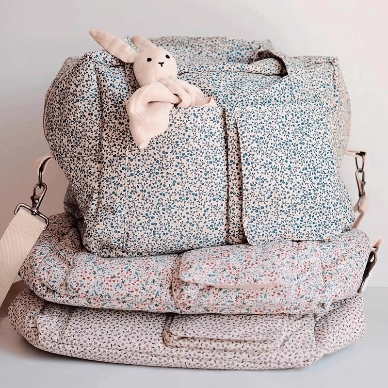 Sac à langer week-end matelassé, 3 motifs