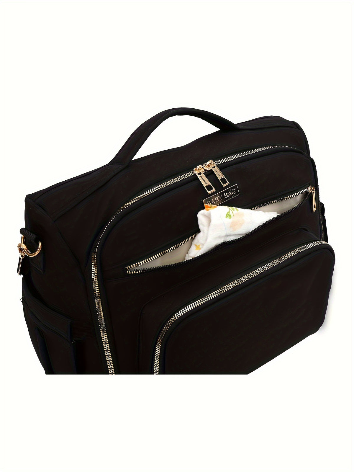Sac à langer bandoulière format cartable, 2 coloris