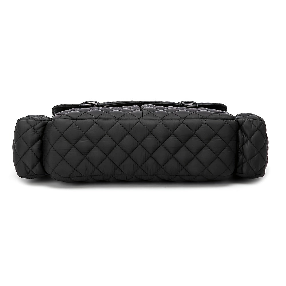 Sac à langer bandoulière matelassé à carreaux, 3 motifs