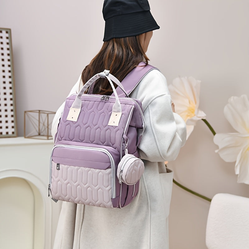 Sac à langer bandoulière rayé, 6 coloris
