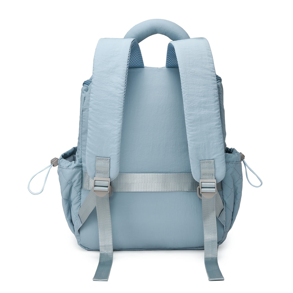 Sac à dos à langer, tapis et sangles fournis, gris