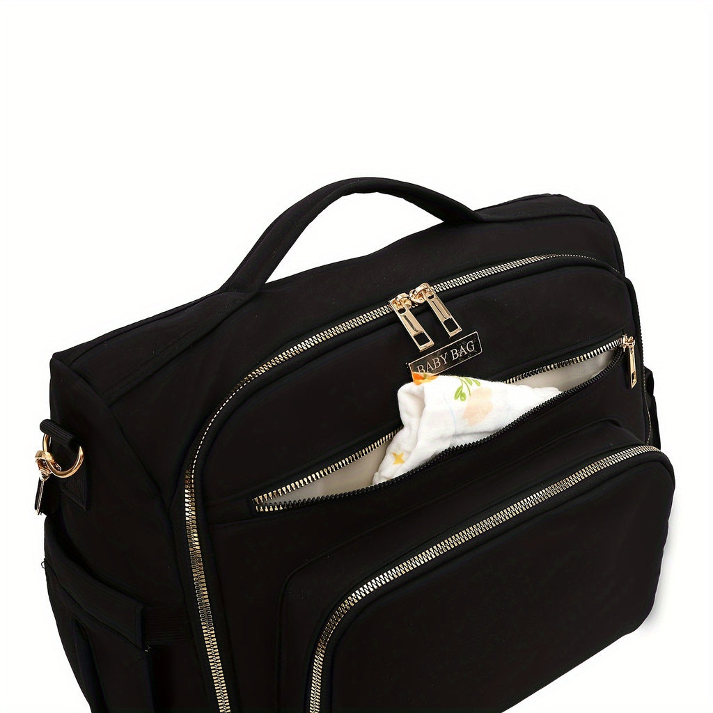 Sac à langer bandoulière format cartable, 2 coloris