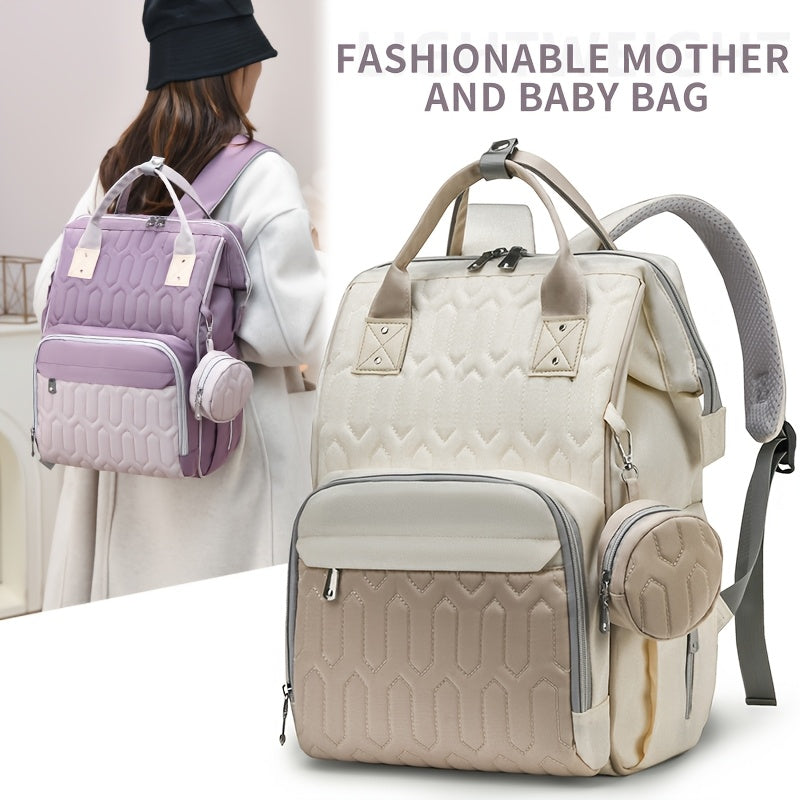 Sac à langer bandoulière rayé, 6 coloris