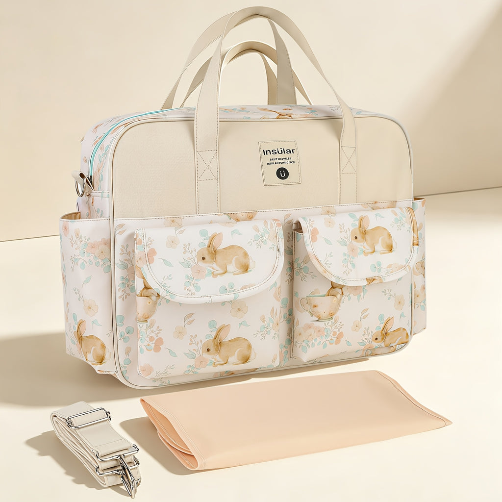 Style à Motif de Lapin Beige