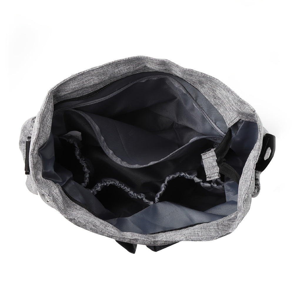 Sac à langer cabas grande capacité, compartiments