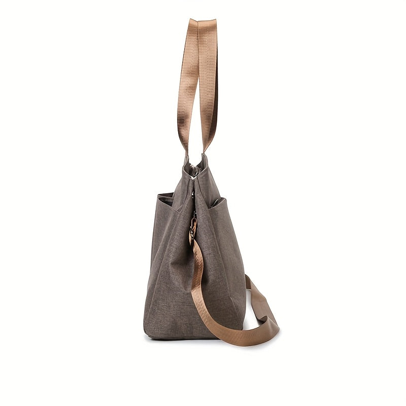 Sac à langer cabas, ensemble 3 pièces, taupe