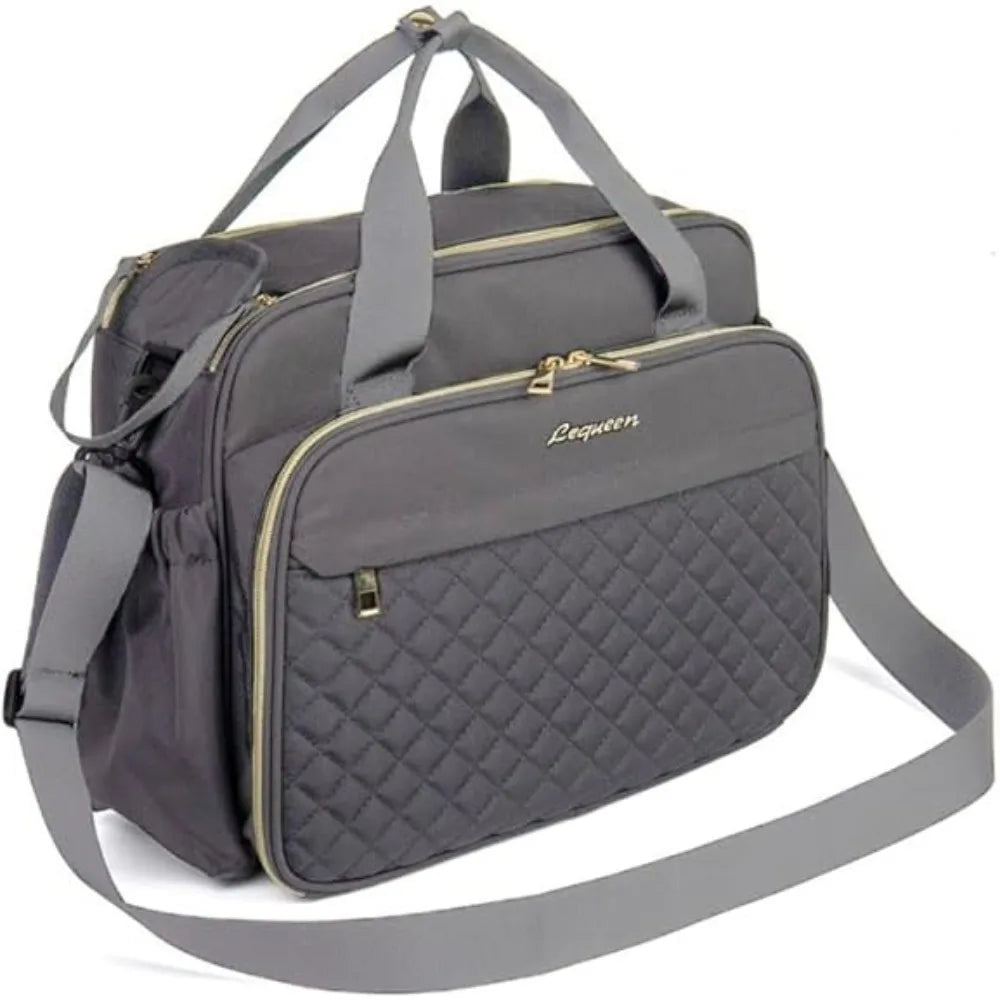 Sac à langer à bandoulière pour bébé, fourre-tout pour sac à couches pour bébé, grand sac à bandoulière de voyage à large ouverture, sac à couches pour maman