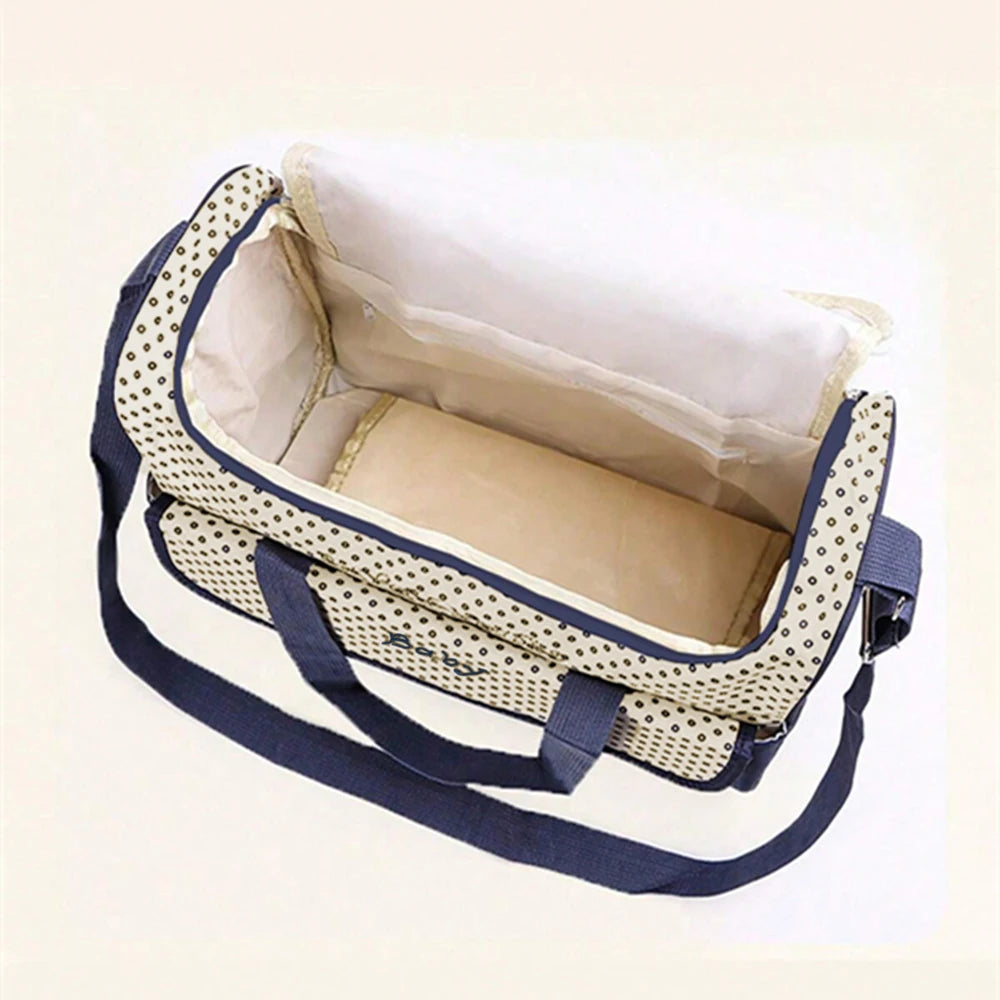 Sac à langer bandoulière imperméable motif ours, sac de maman portable, sac à couches