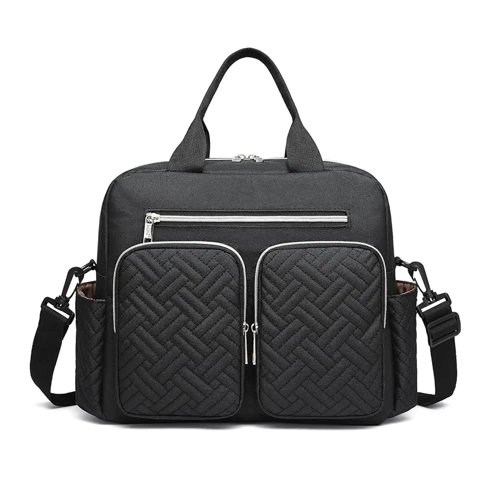 Sac à langer pour bébé, élégant et polyvalent pour mamans et papas, sac de voyage avec poches isothermes pour biberons et collations
