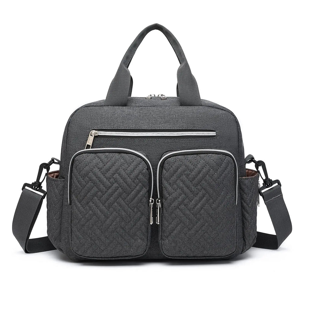 Sac à langer pour bébé, élégant et polyvalent pour mamans et papas, sac de voyage avec poches isothermes pour biberons et collations