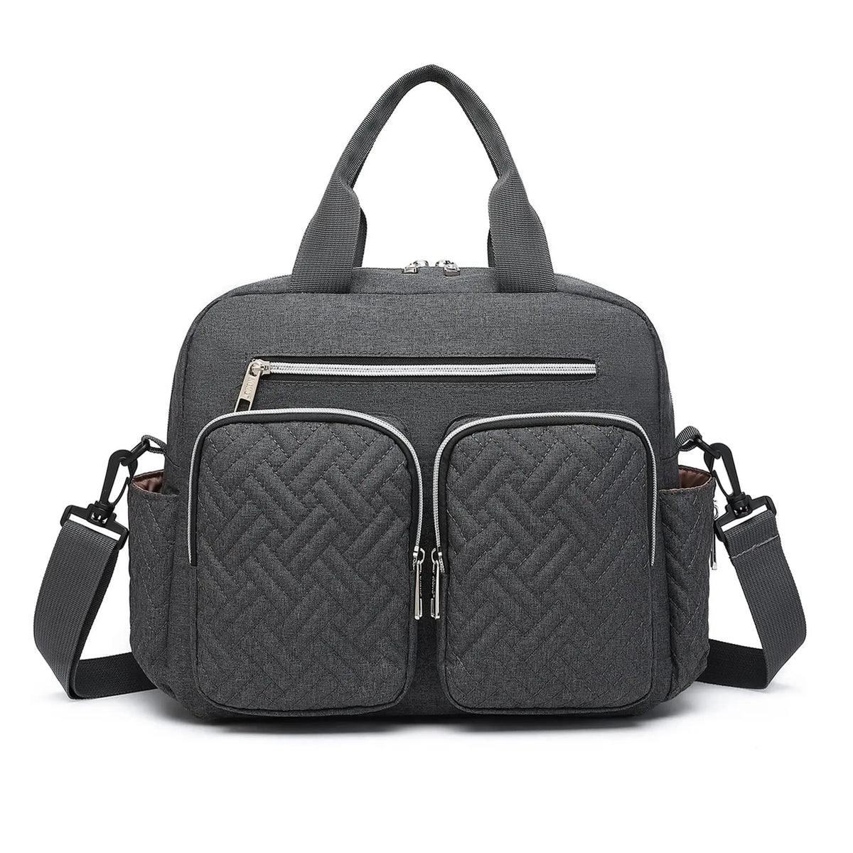 Sac à langer pour bébé, élégant et polyvalent pour mamans et papas, sac de voyage avec poches isothermes pour biberons et collations