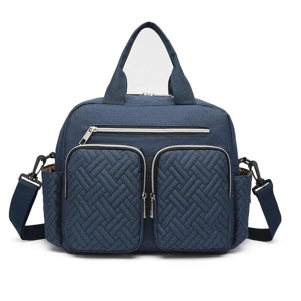 Sac à langer pour bébé, élégant et polyvalent pour mamans et papas, sac de voyage avec poches isothermes pour biberons et collations