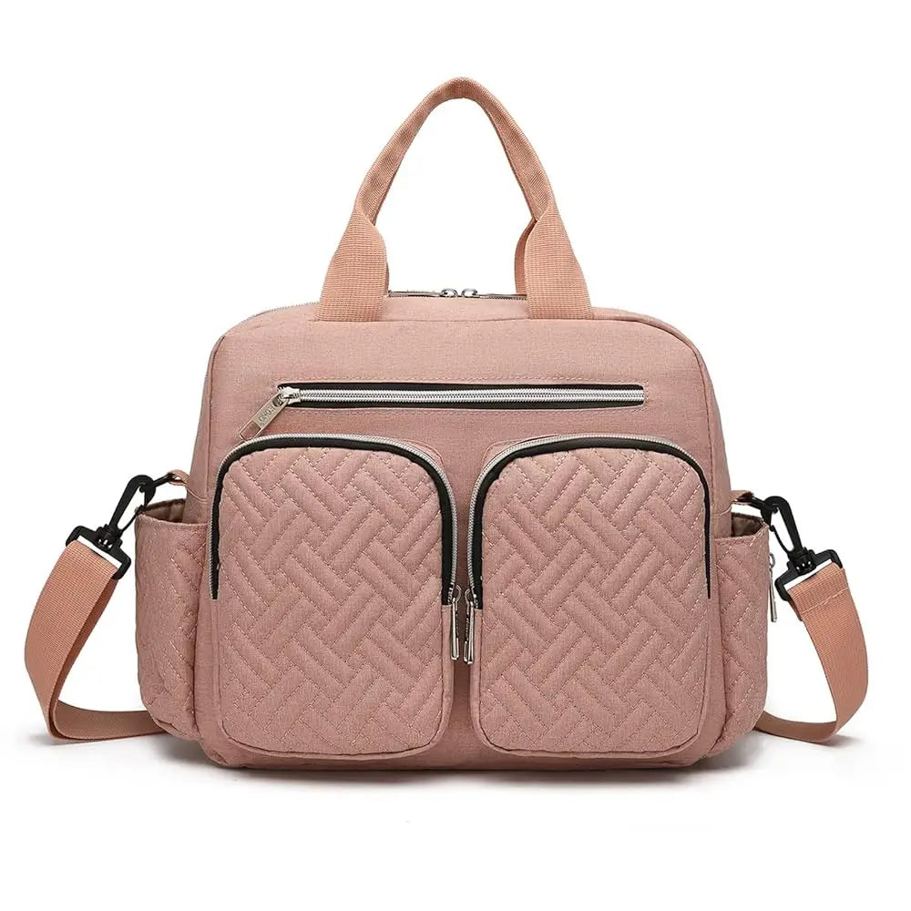 Sac à langer pour bébé, élégant et polyvalent pour mamans et papas, sac de voyage avec poches isothermes pour biberons et collations