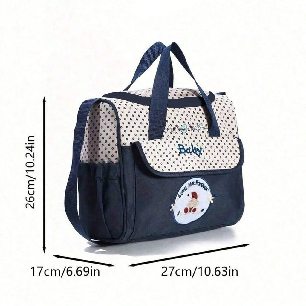 Sac à langer bandoulière imperméable motif ours, sac de maman portable, sac à couches