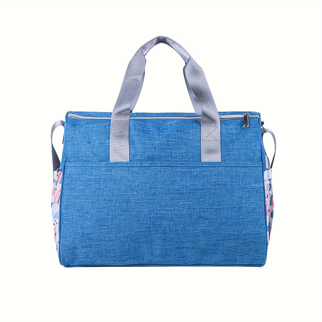 Sac à langer bandoulière large, motif nuage, 2 coloris
