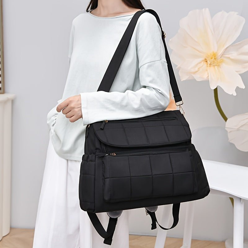 Sac à langer matelassé, se fixe à la poussette, 5 coloris