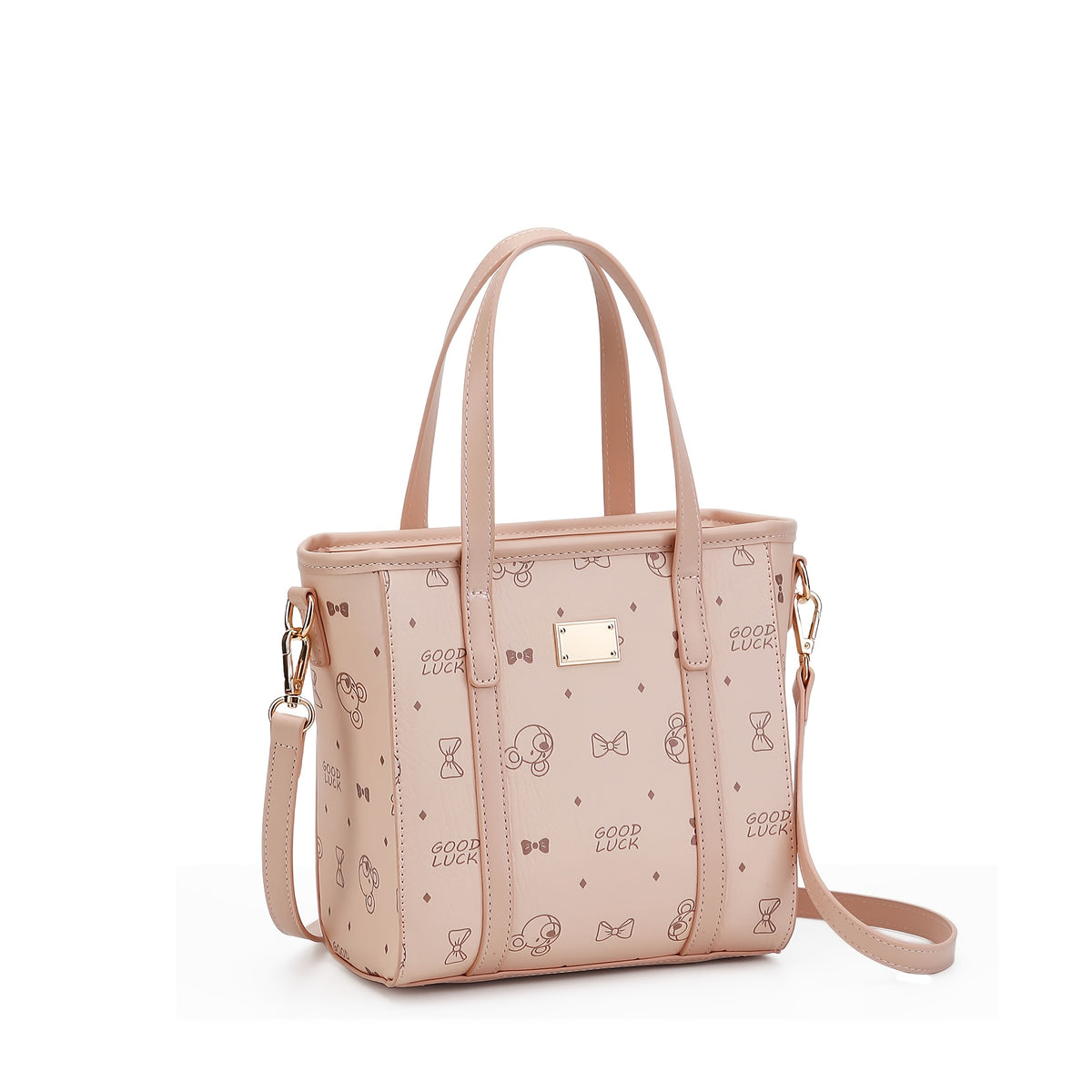 Sac à Main Ours en PU Rose Image