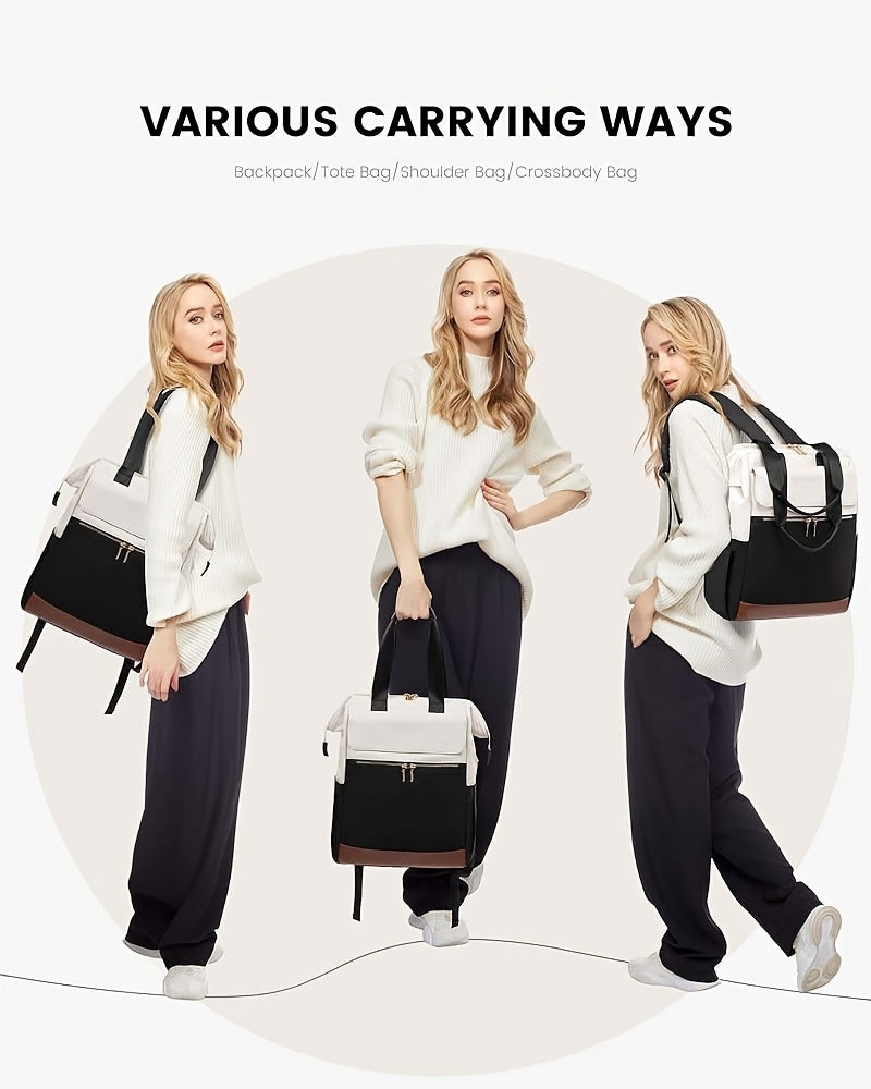 Sac à langer à dos convertible, pochette incluse, 7 coloris