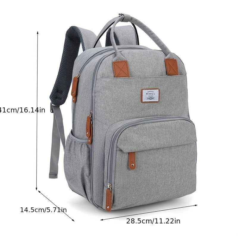 Sac à dos à langer, tapis et poche isotherme, 2 coloris