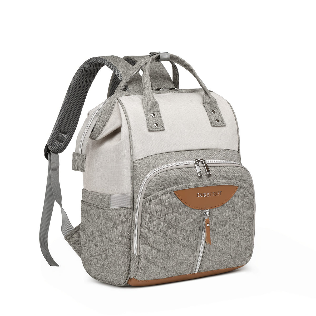 Sac à dos à langer, tapis inclus et sangles poussette, 4 coloris