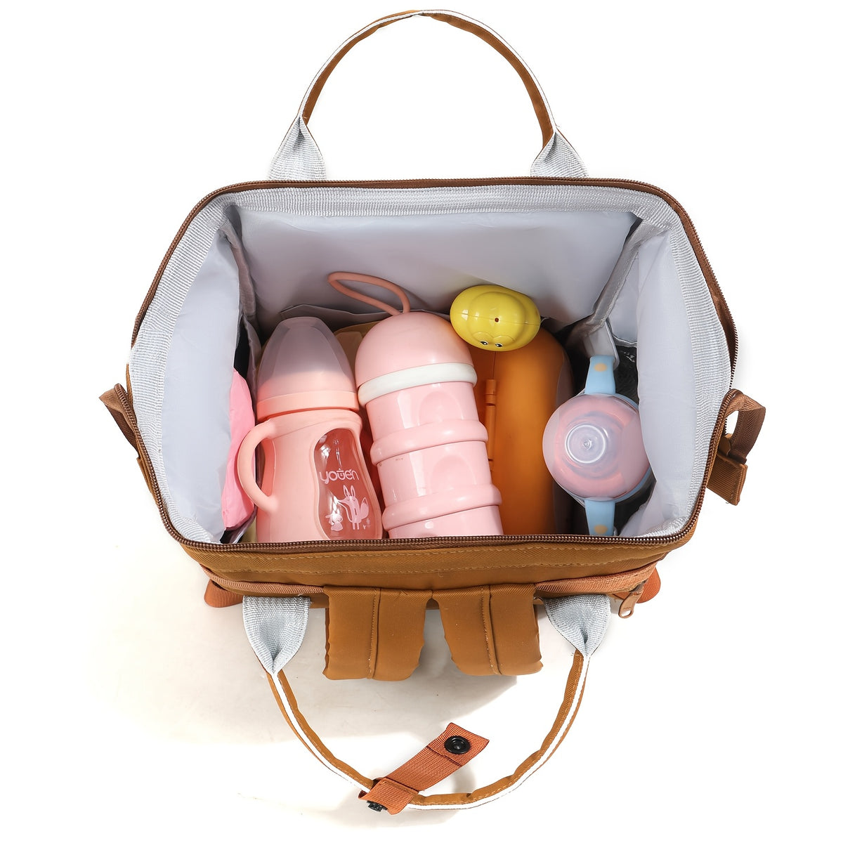Sac à langer cabas grande ouverture, 3 coloris