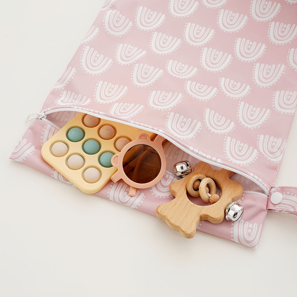 Lot de 2 pochettes imperméables sec et humide, 4 motifs