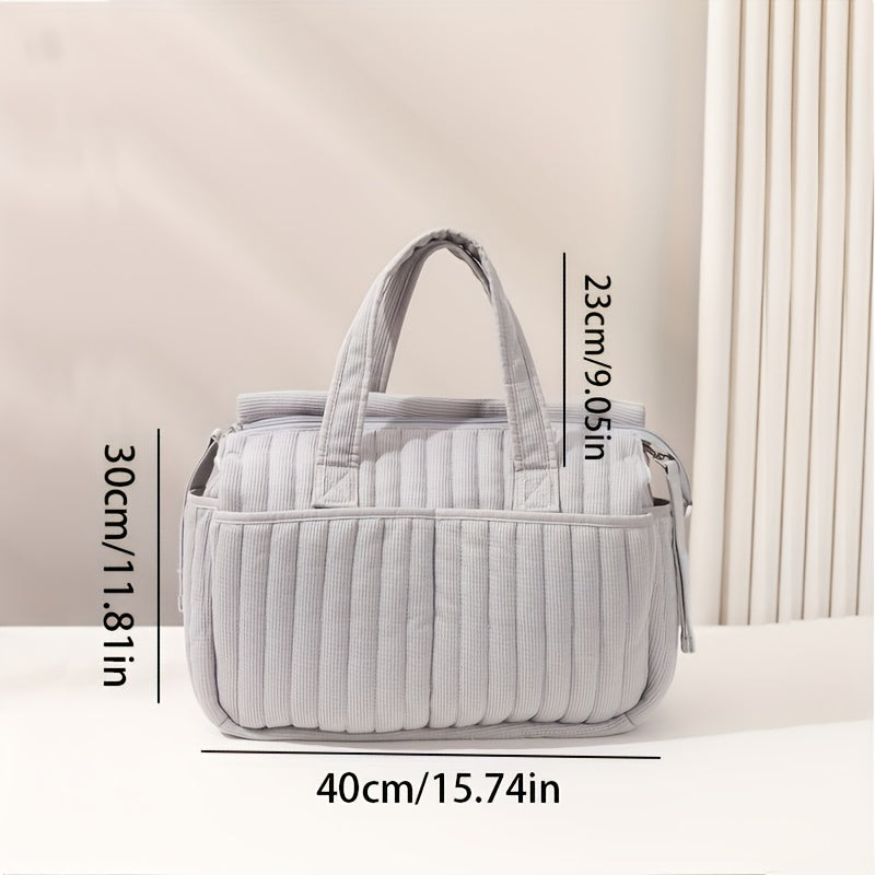 Sac à langer cabas imprimé, grande contenance, 3 motifs