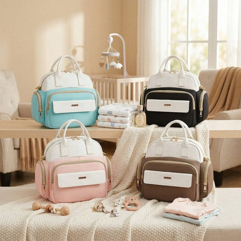 Sac à langer cabas souple, 4 coloris