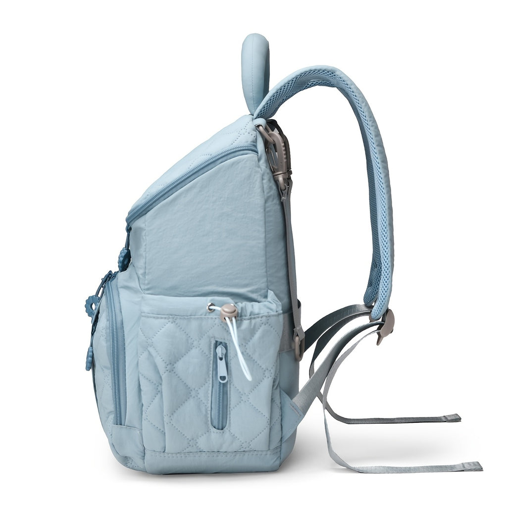 Sac à dos à langer, tapis et sangles fournis, gris