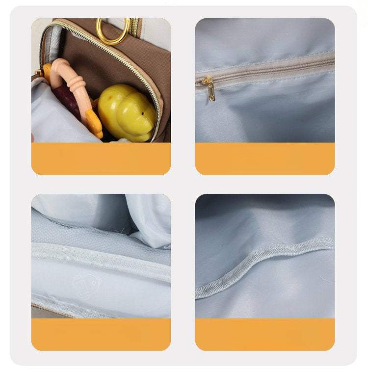 Sac à langer cabas souple, 4 coloris