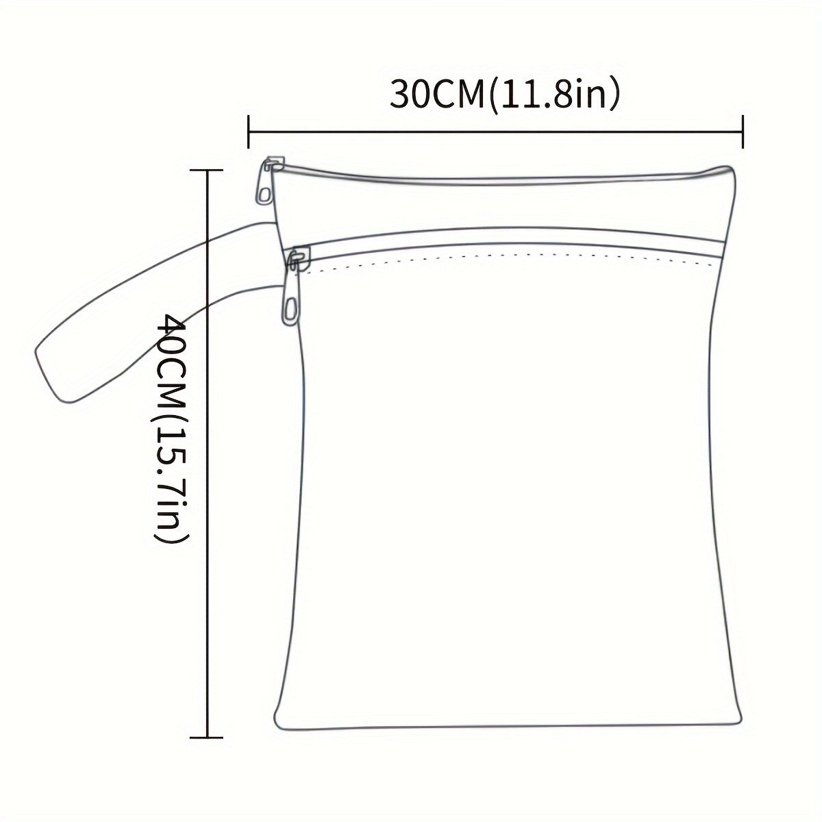 Lot de 2 pochettes à langer imprimées, 4 motifs