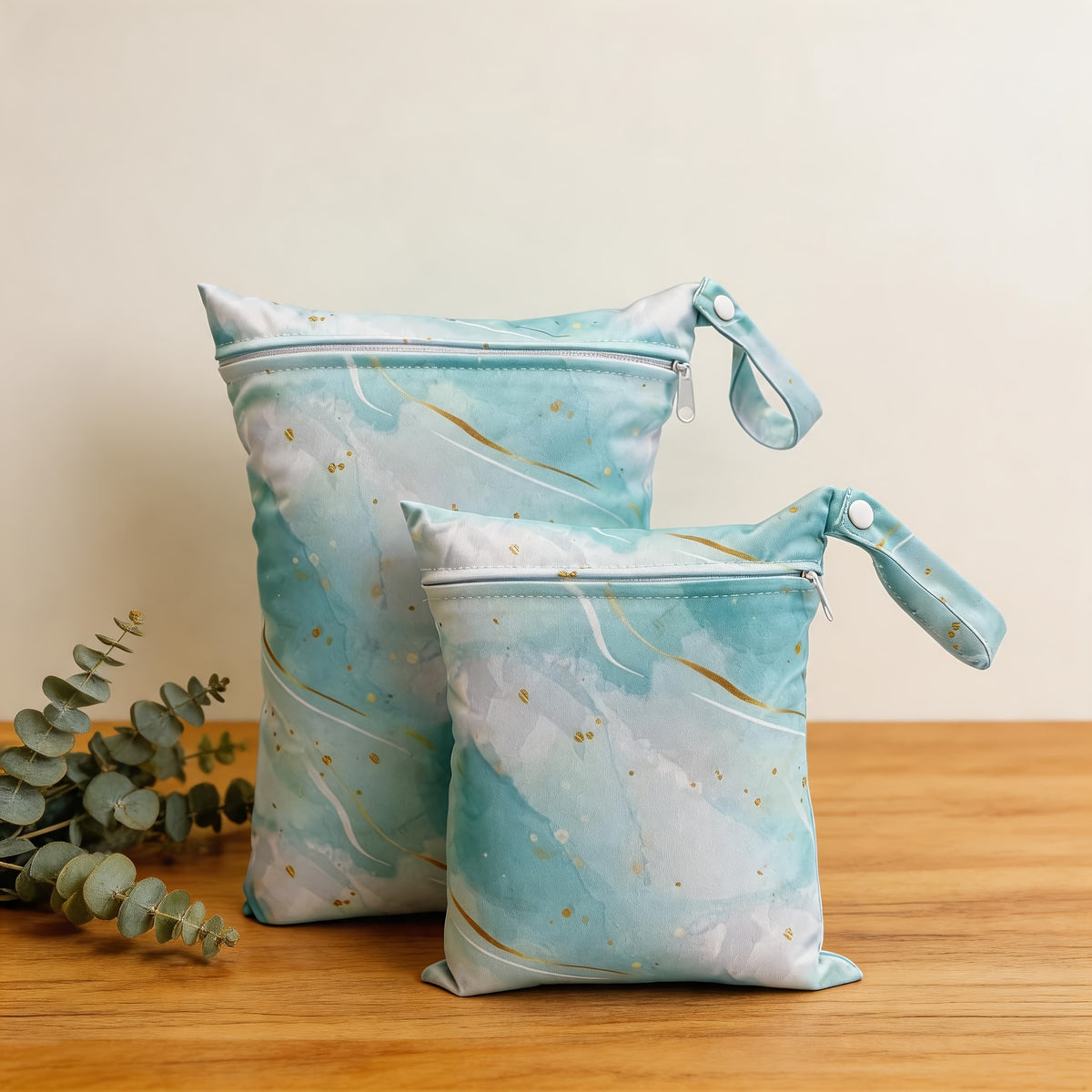 Ensemble de 2 pochettes à couches, 2 motifs