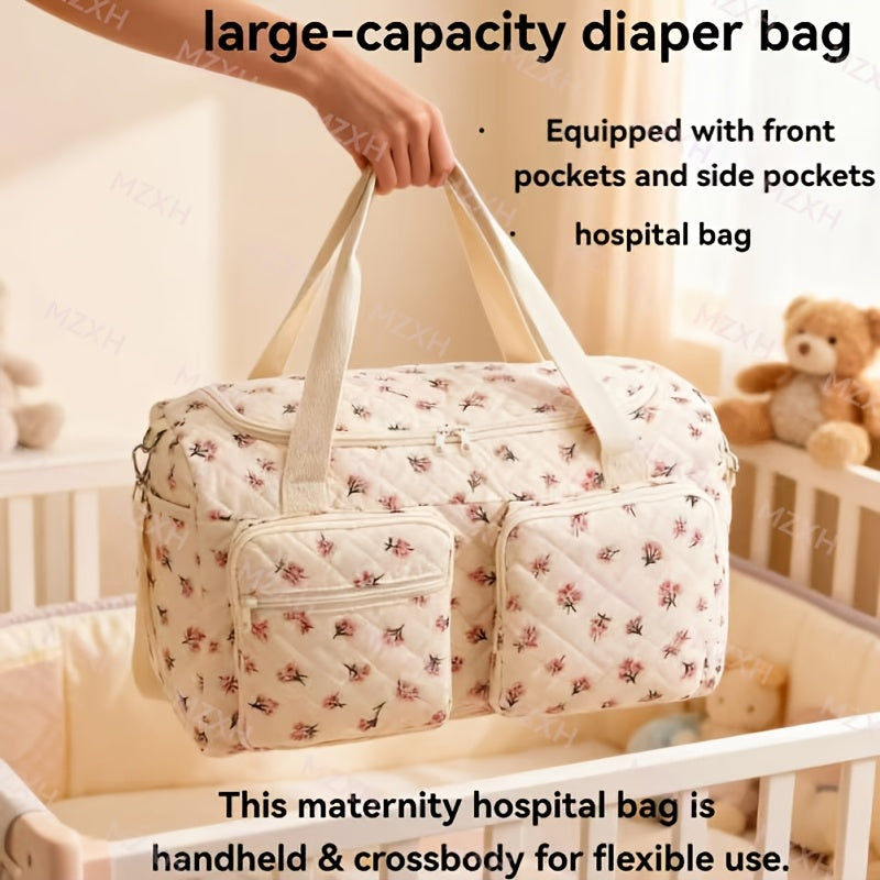 Grand sac fourretoutsac bandouliresac de maternitsac de rangement pour enfants pour maman  Compartiment principal  fermeture clair poche avant et poches latrales  Organisateur de couches Cadeau danniversaire cadeau de fte des Mres